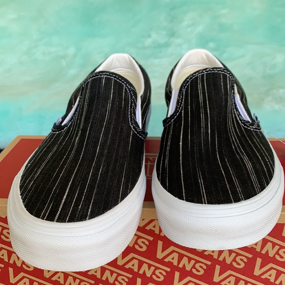 VANS CLASSIC SLIP ON SUITING Black/Stripes Men’s - Picture 9 of 17